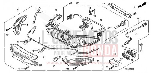 FEUX COMBINES ARRIERE CBF10009 de 2009